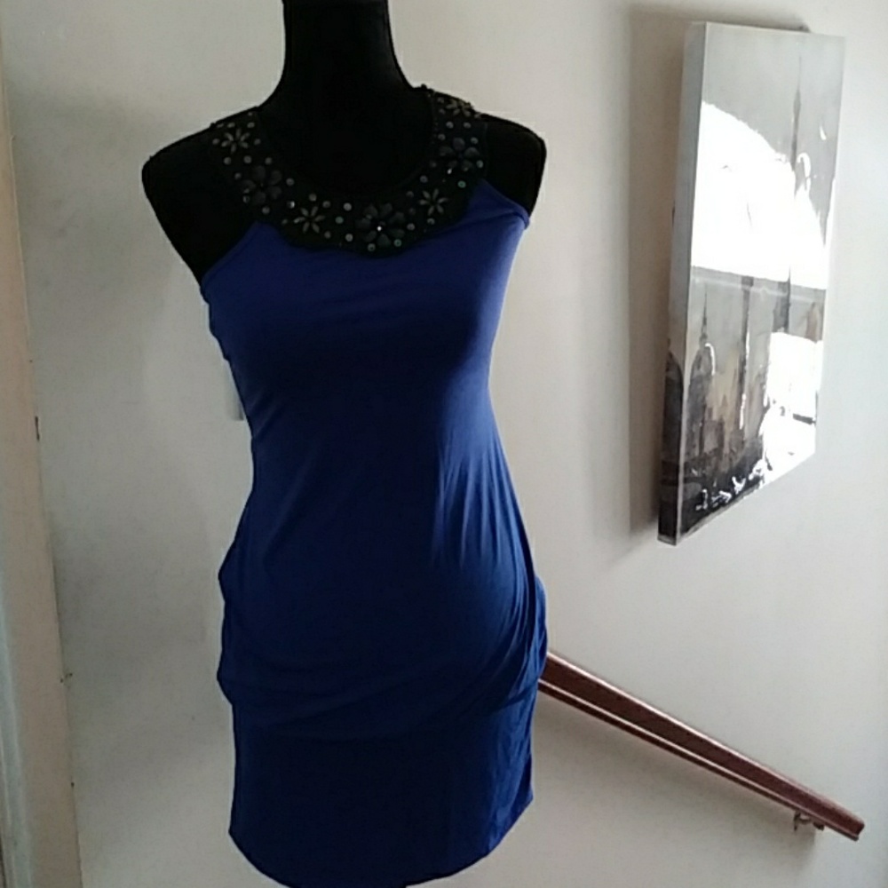 Royal Blus causal fitted Dress...